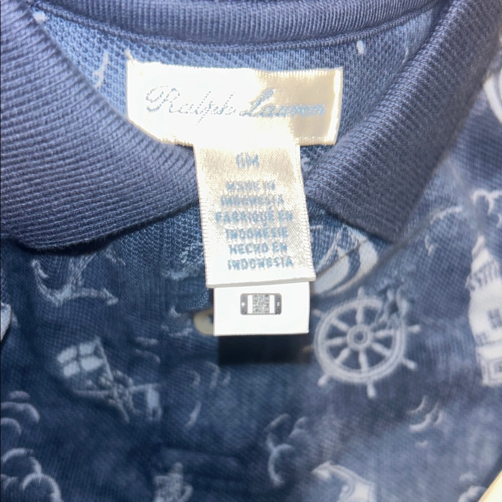 Polo by Ralph Lauren Kids Blue Nautical Polo Shirt
